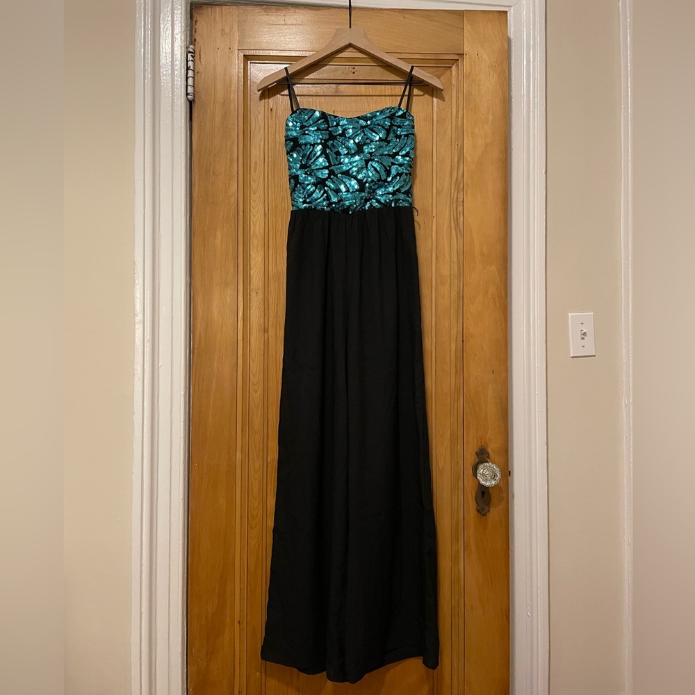 Sequin Strapless 80s Style Jumpsuit, Love Reign